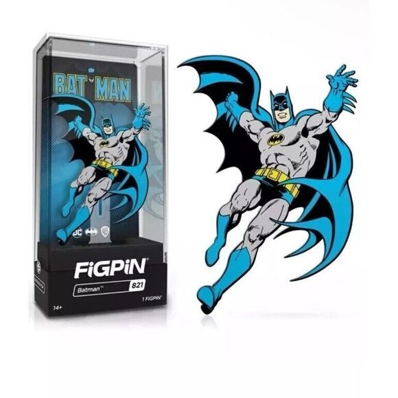 Ultra PRO 3'' FiGPiN Batman Electroplated Nickel Coating Laser Engraved Finish - Picture 1 of 5